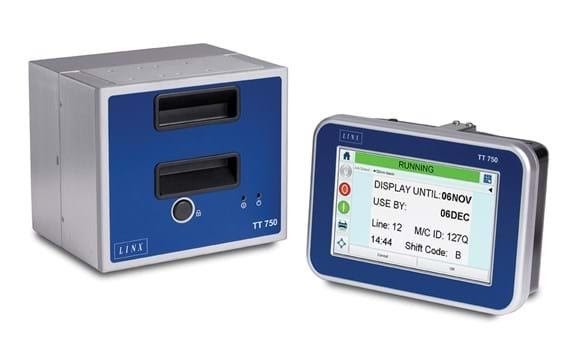 Linx TT 750 thermal transfer ribbon overprinters